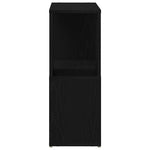 Tv-Benksett Veggmontert Svart 60 X 24 X 63 Cm Konstruert Tre