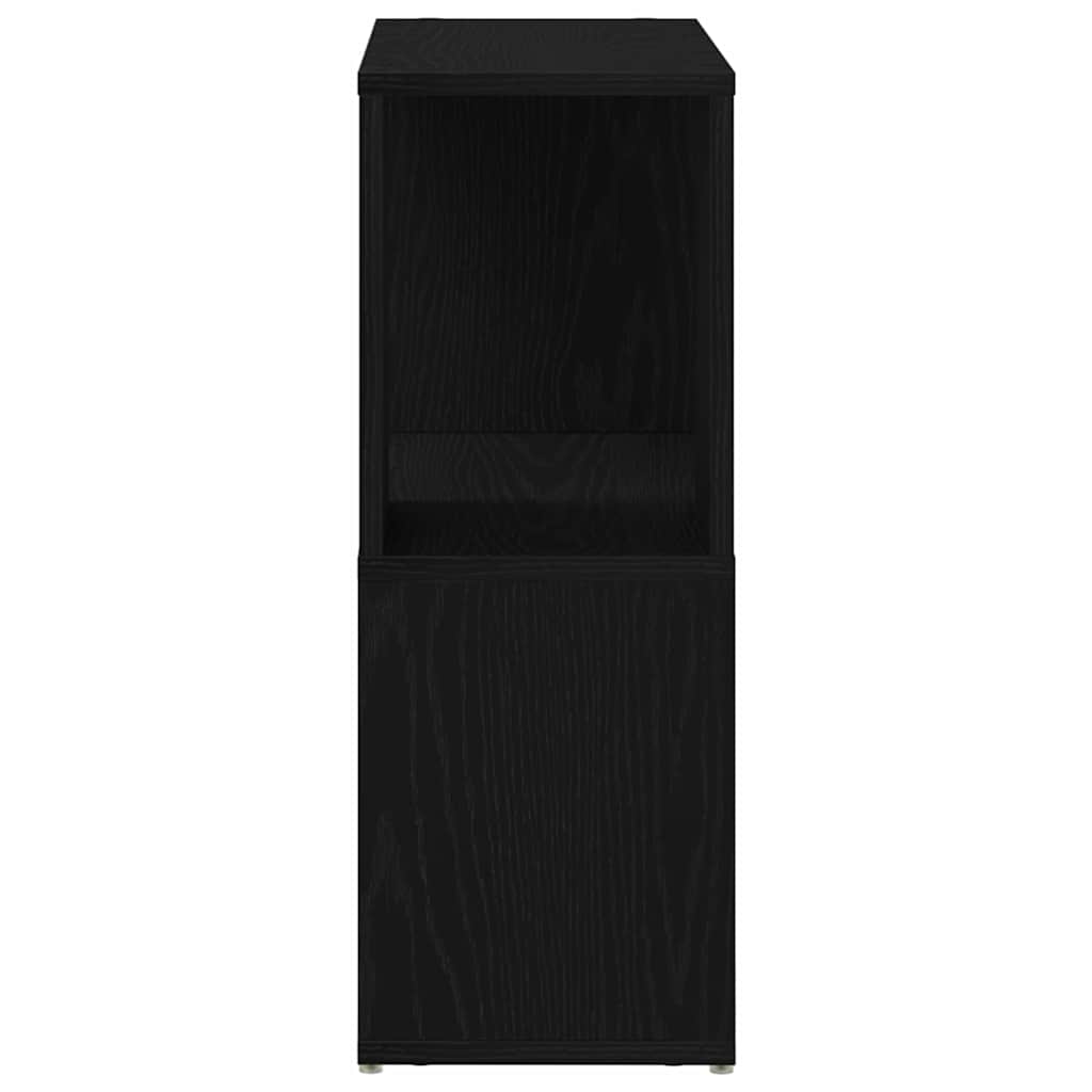 Tv-Benksett Veggmontert Svart 60 X 24 X 63 Cm Konstruert Tre