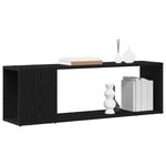 Tv-Benksett Veggmontert Svart 100 X 24 X 63 Cm Konstruert Tre