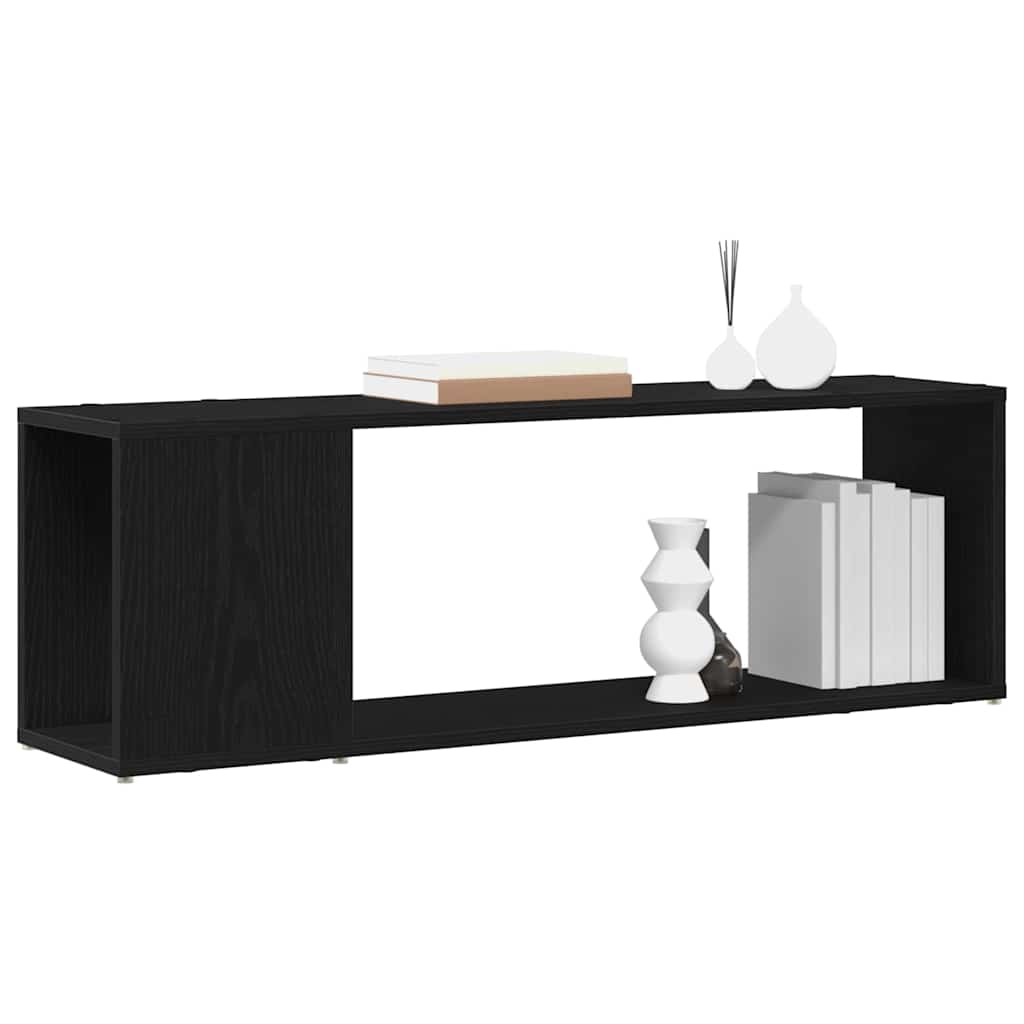 Tv-Benksett Veggmontert Svart 100 X 24 X 63 Cm Konstruert Tre