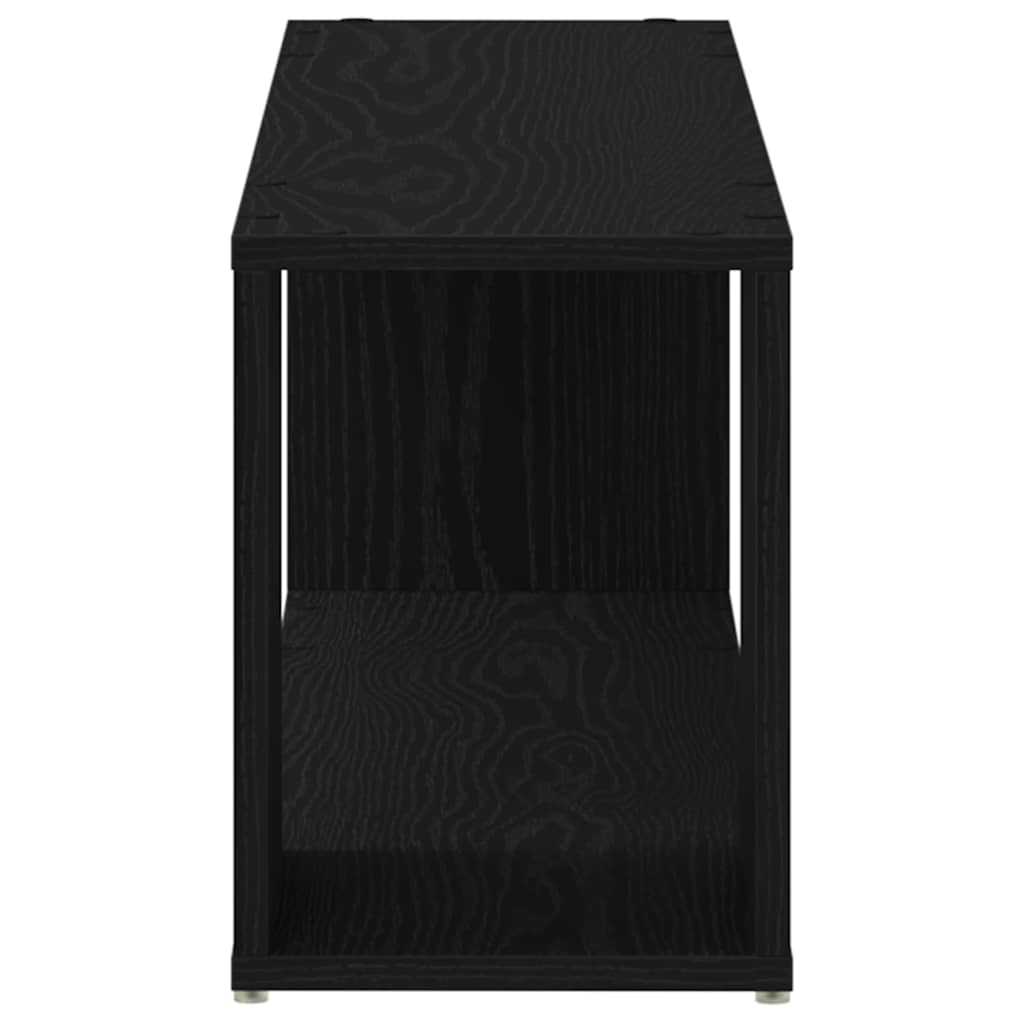 Tv-Benksett Veggmontert Svart 100 X 24 X 63 Cm Konstruert Tre