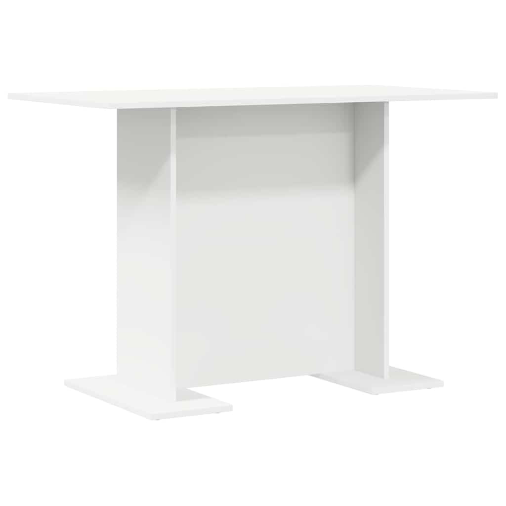 Spisebord Hvit 110 X 60 X 75 Cm Konstruert Tre