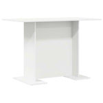 Spisebord Hvit 110 X 60 X 75 Cm Konstruert Tre