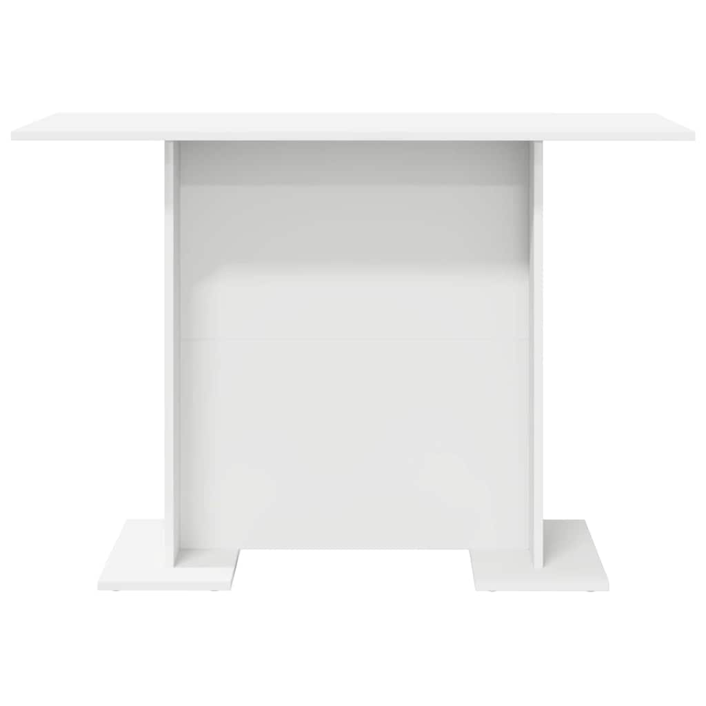 Spisebord Hvit 110 X 60 X 75 Cm Konstruert Tre