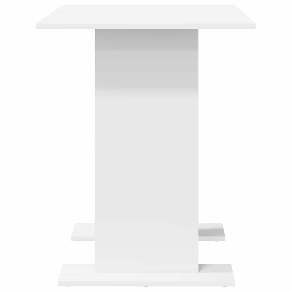 Spisebord Hvit 110 X 60 X 75 Cm Konstruert Tre