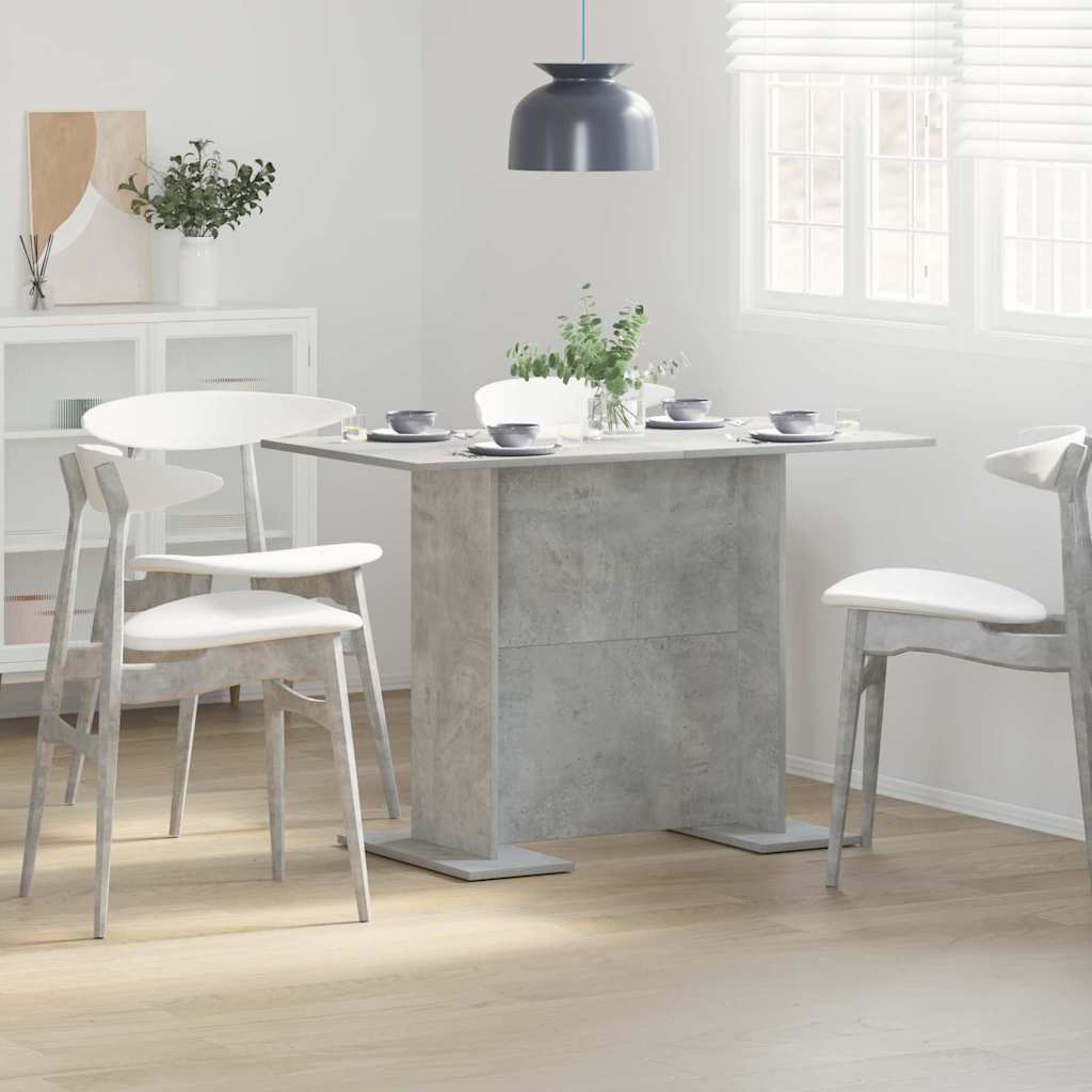 Spisebord Betonggrå 110 X 60 X 75 Cm Konstruert Tre