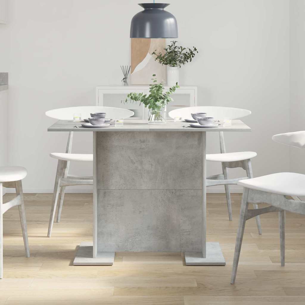 Spisebord Betonggrå 110 X 60 X 75 Cm Konstruert Tre