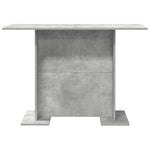 Spisebord Betonggrå 110 X 60 X 75 Cm Konstruert Tre