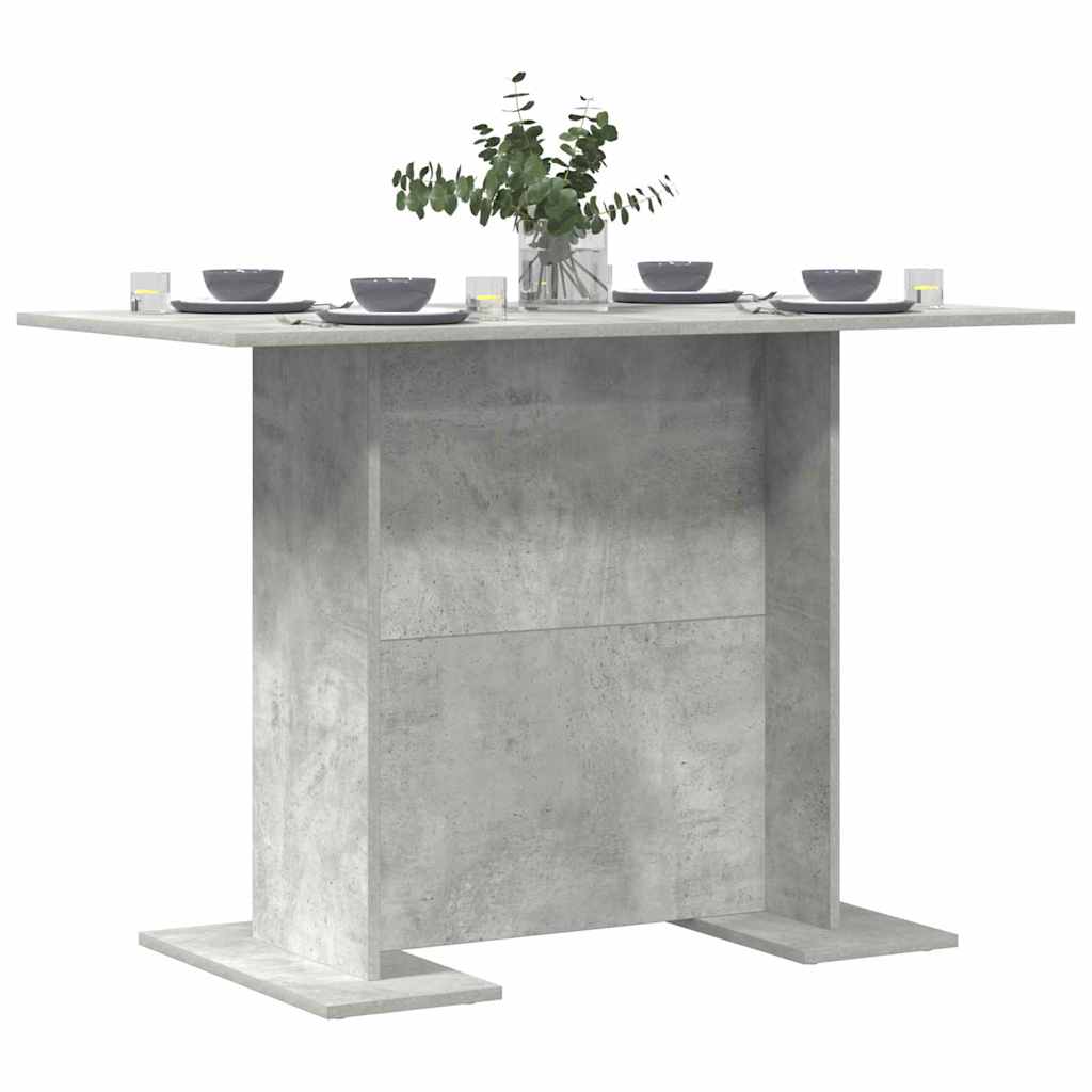 Spisebord Betonggrå 110 X 60 X 75 Cm Konstruert Tre