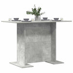 Spisebord Betonggrå 110 X 60 X 75 Cm Konstruert Tre