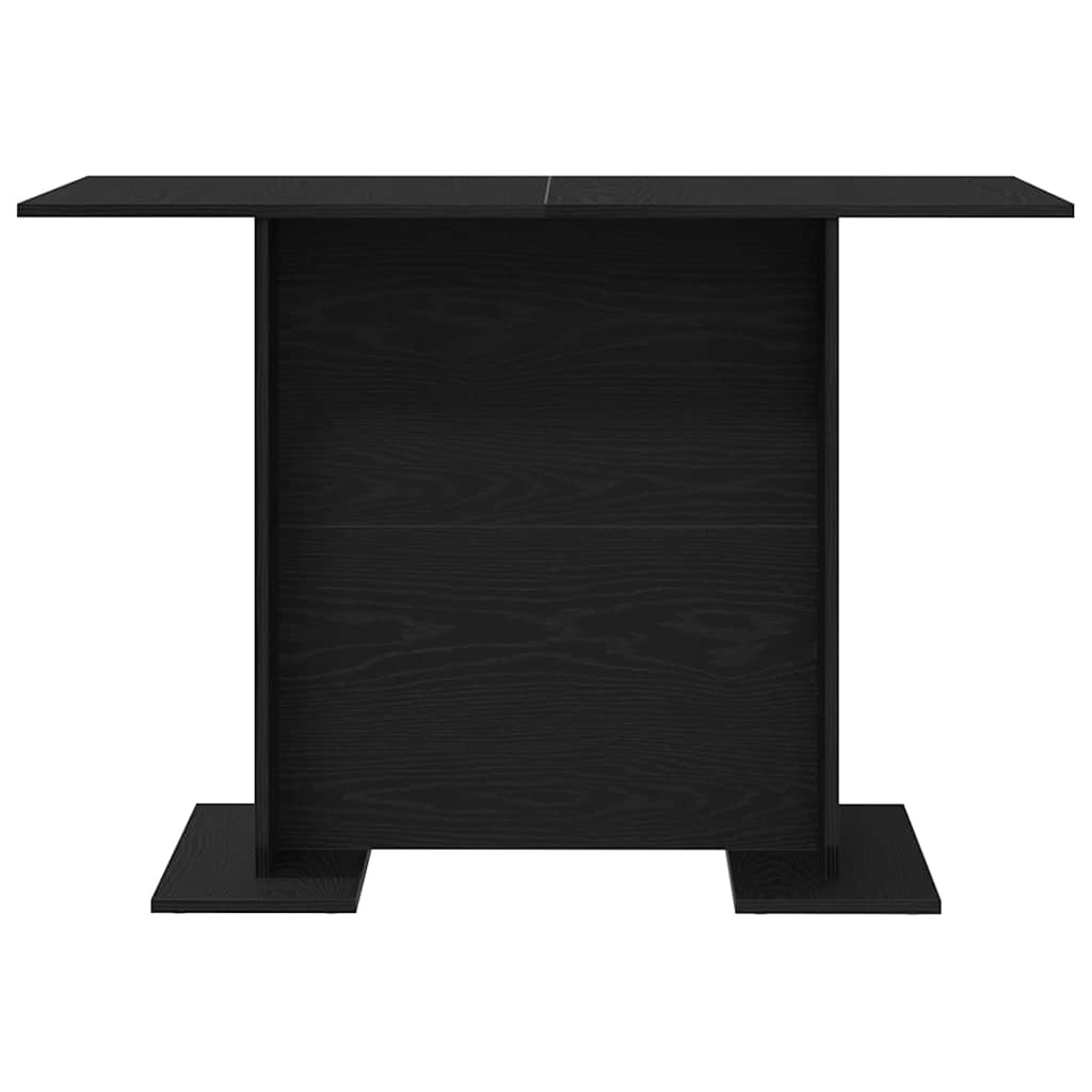 Spisebord Svart Eik 110 X 60 X 75 Cm Konstruert Tre