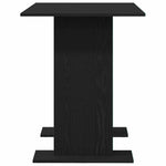 Spisebord Svart Eik 110 X 60 X 75 Cm Konstruert Tre
