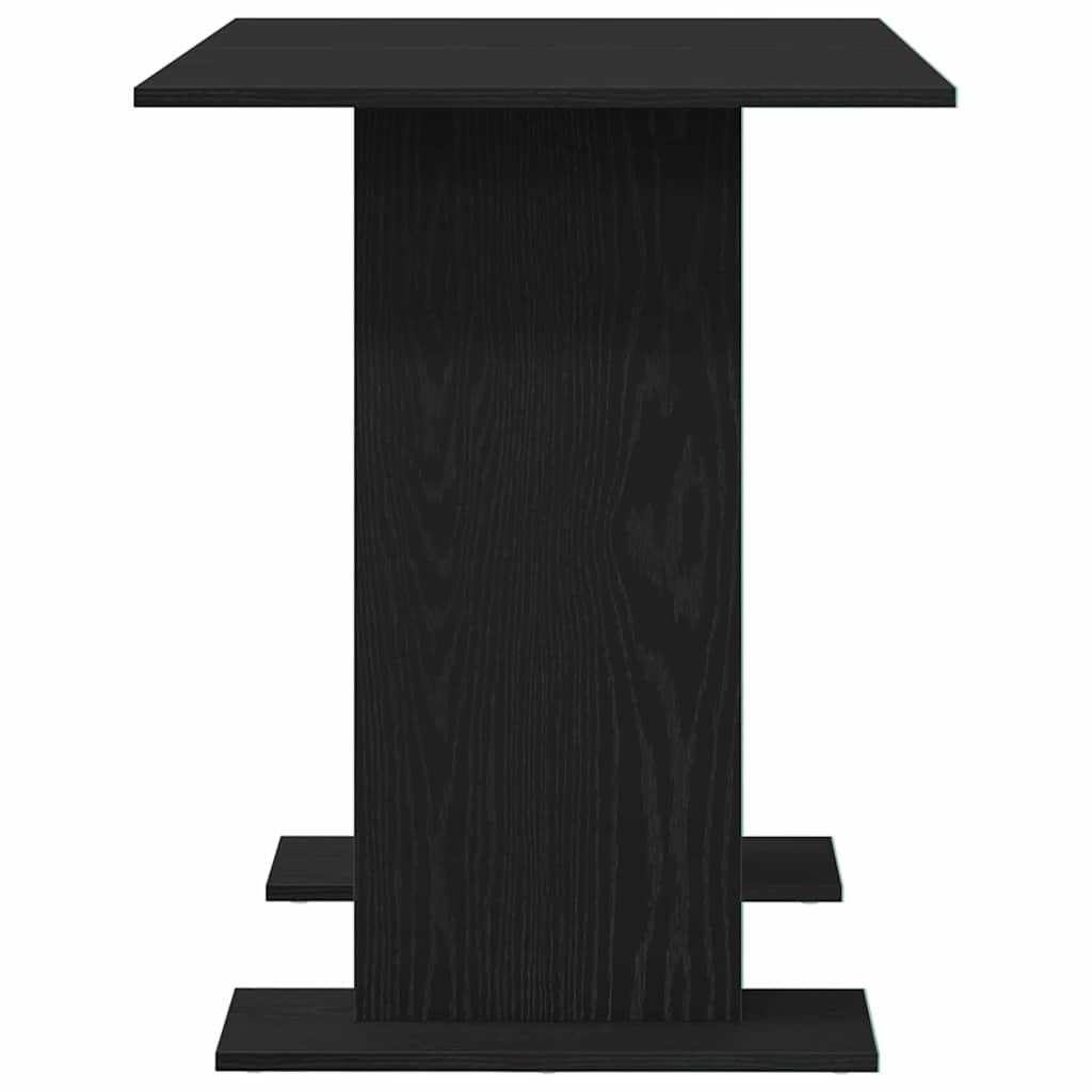 Spisebord Svart Eik 110 X 60 X 75 Cm Konstruert Tre
