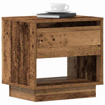 Nattbord Med Skuff Gammelt Tre 45 X 34 X 44 Cm Konstruert Tre