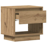 Nattbord Med Skuff Artisan Eik 45 X 34 X 44 Cm Konstruert Tre