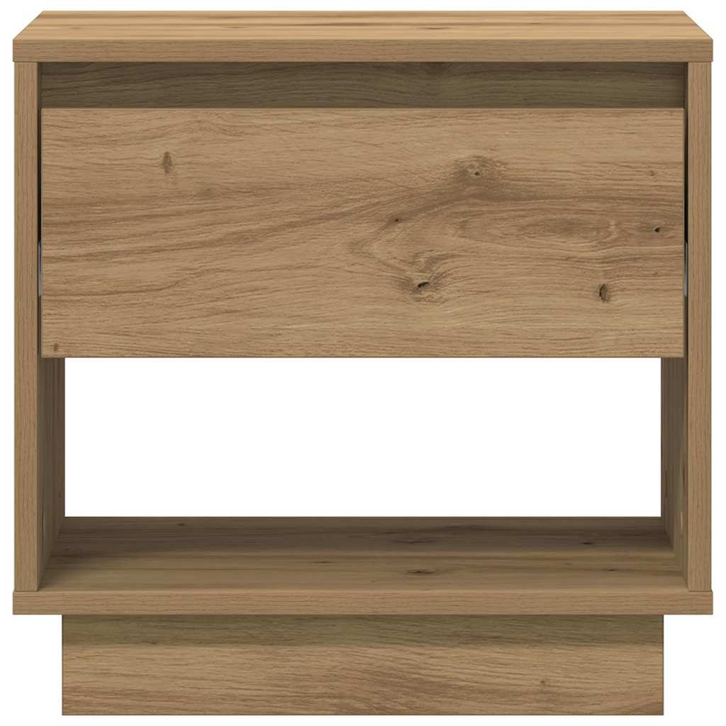 Nattbord Med Skuff Artisan Eik 45 X 34 X 44 Cm Konstruert Tre