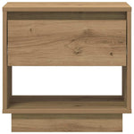 Nattbord Med Skuff Artisan Eik 45 X 34 X 44 Cm Konstruert Tre