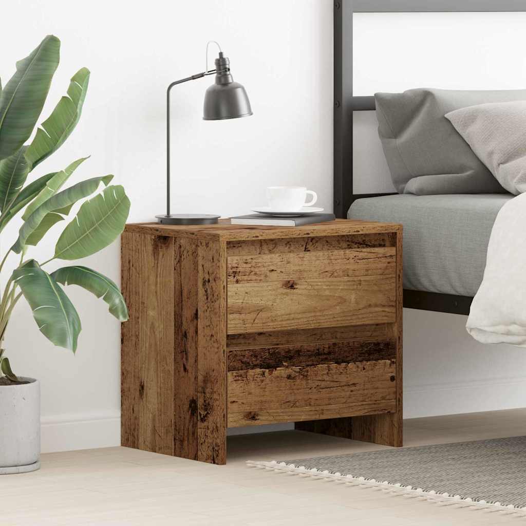 Nattbordskap Gammelt Tre 45 X 34 X 44,5 Cm Konstruert Tre