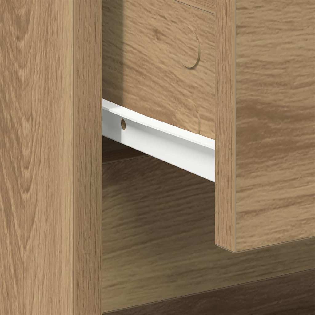 Nattbordskap Artisan Eik 45 X 34 X 44,5 Cm Konstruert Tre