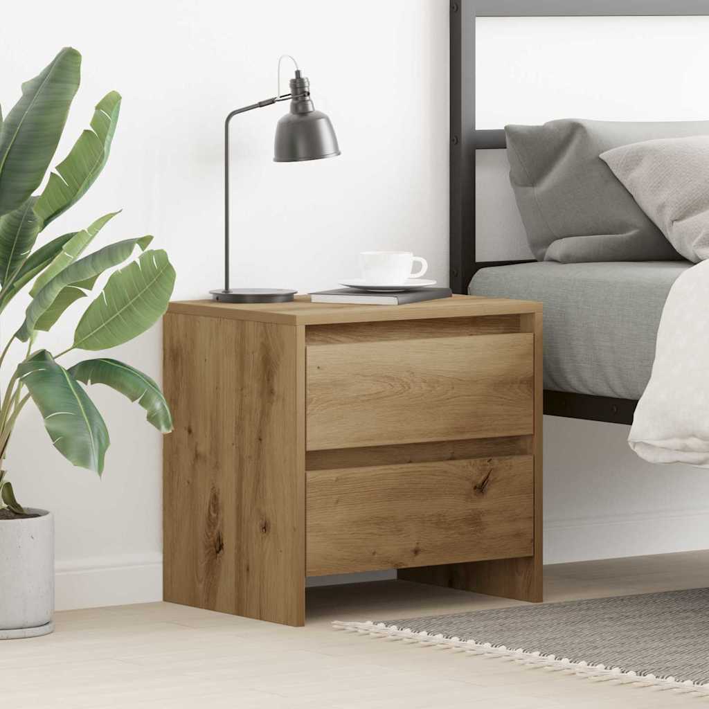 Nattbordskap Artisan Eik 45 X 34 X 44,5 Cm Konstruert Tre