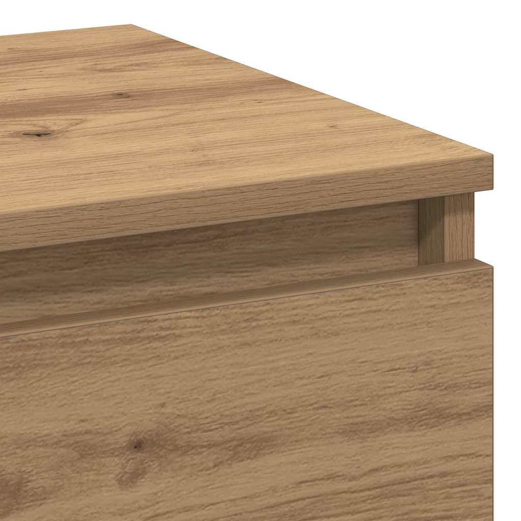 Nattbordskap Artisan Eik 45 X 35 X 44 Cm Konstruert Tre