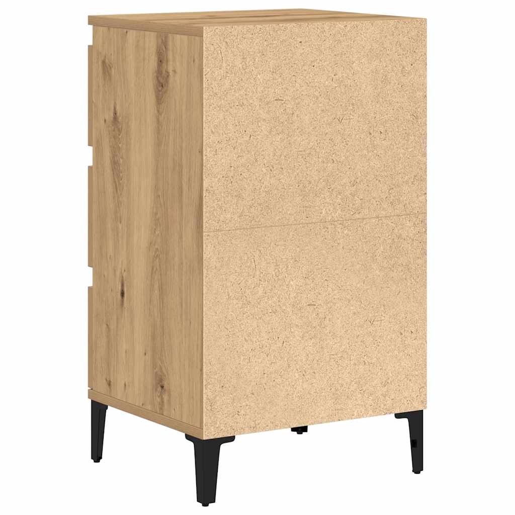 Nattbordskap Artisan Eik 45 X 35 X 44 Cm Konstruert Tre