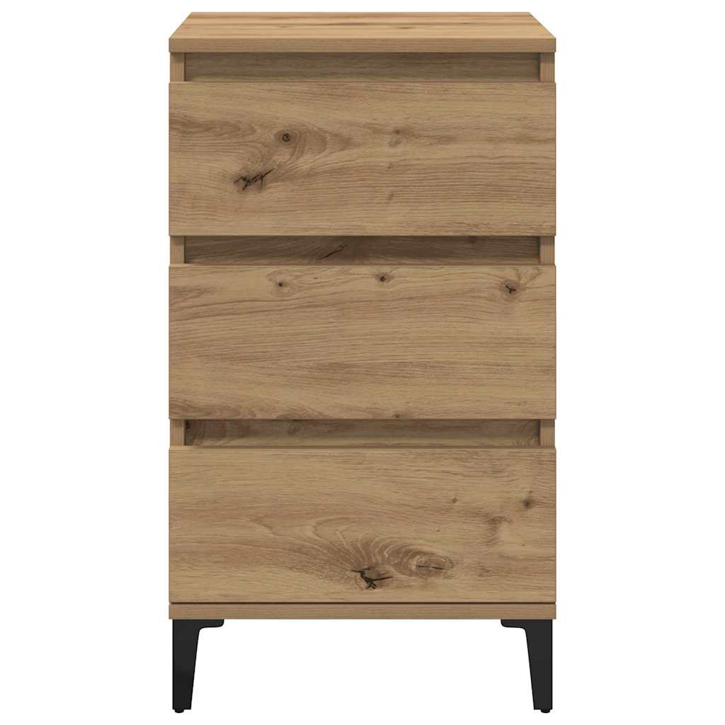 Nattbordskap Artisan Eik 45 X 35 X 44 Cm Konstruert Tre