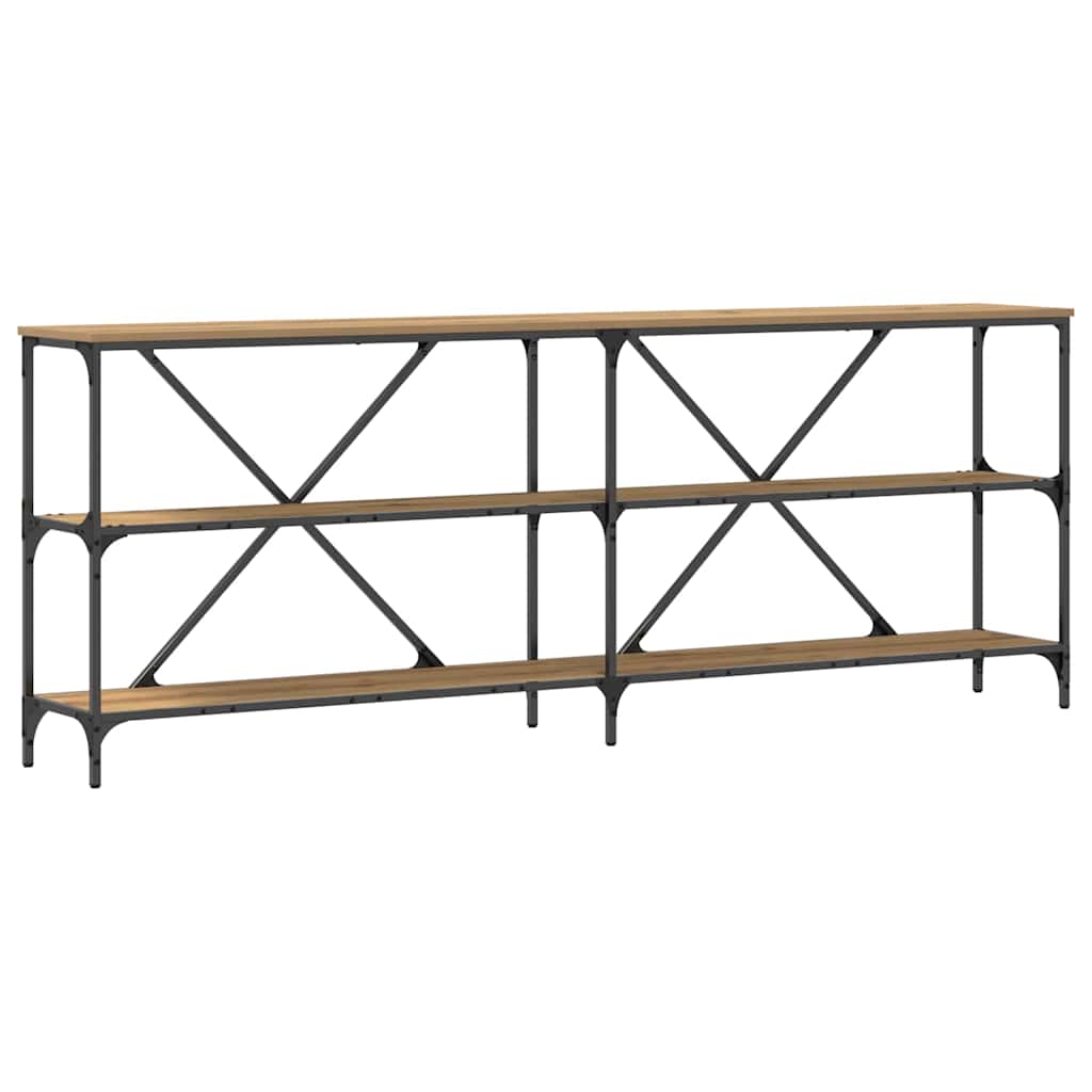 Konsollbord Med Hylle Annet Artisan Eik 180 X 30 X 75 Cm