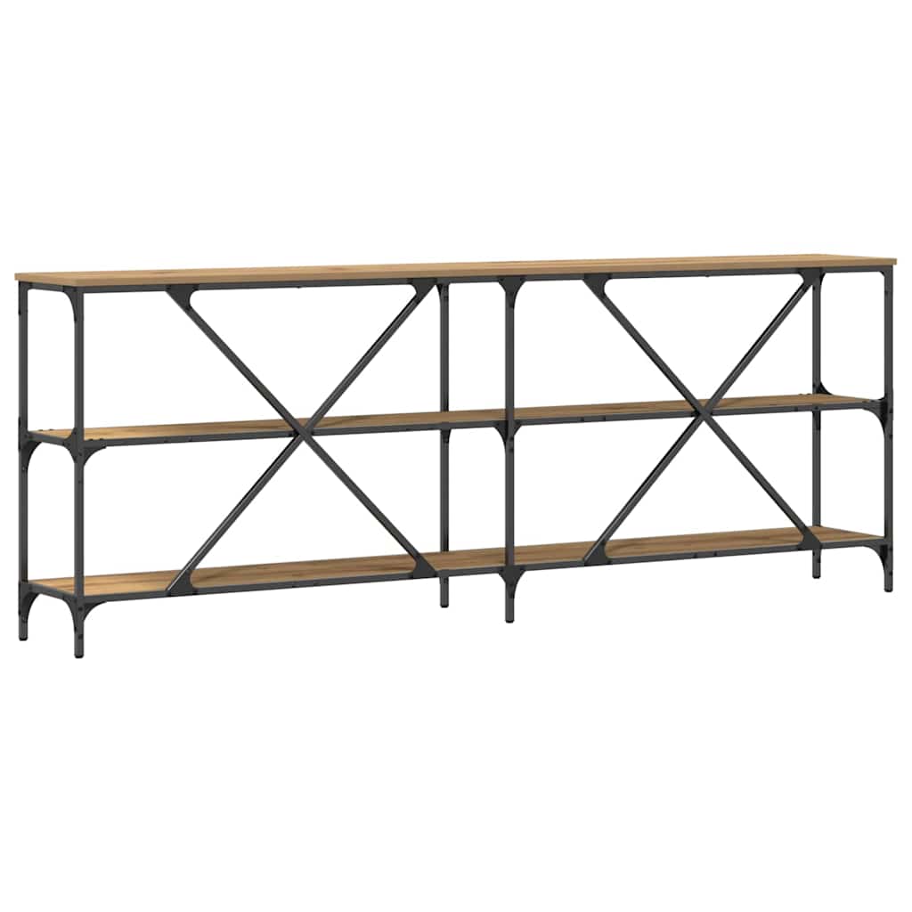 Konsollbord Med Hylle Annet Artisan Eik 180 X 30 X 75 Cm