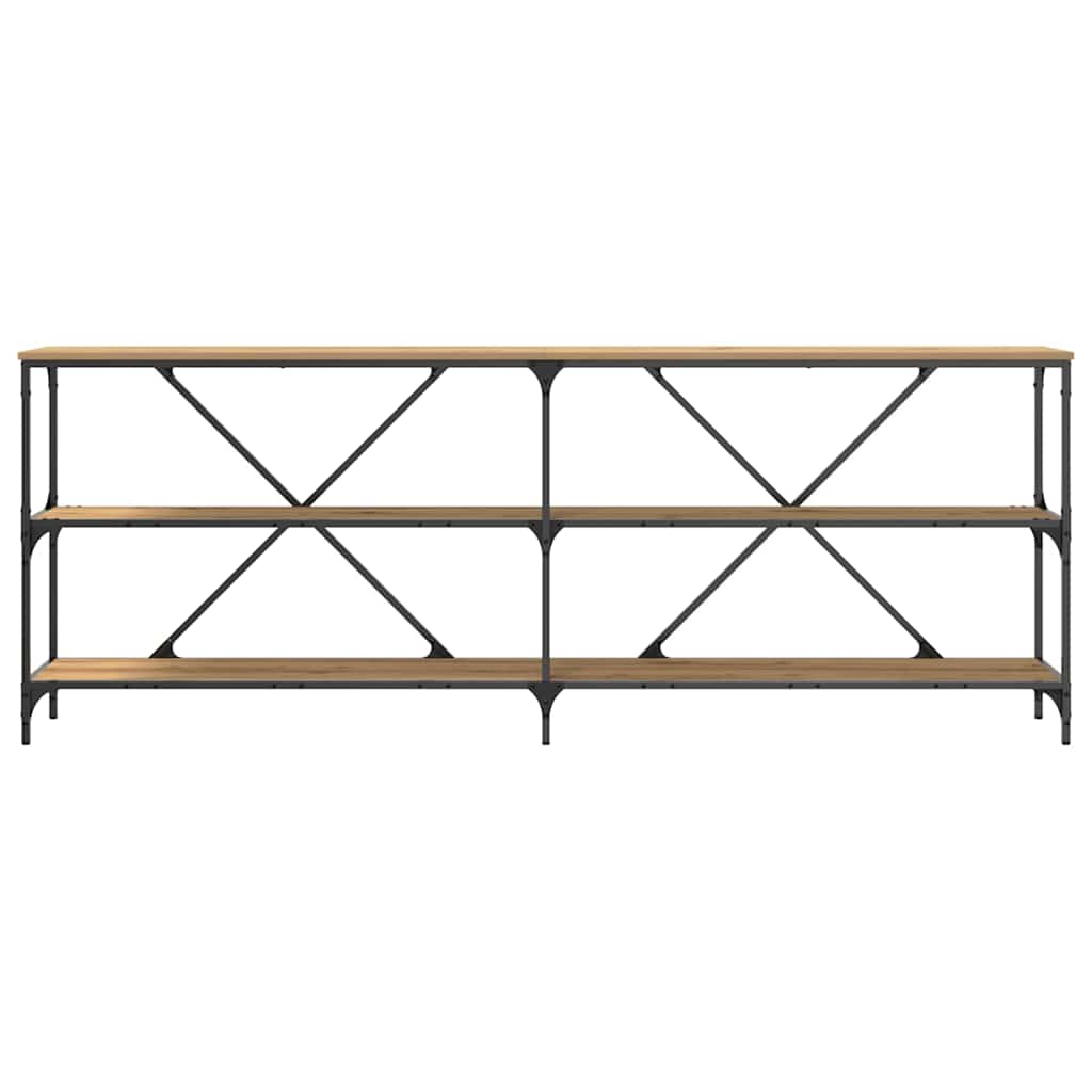 Konsollbord Med Hylle Annet Artisan Eik 180 X 30 X 75 Cm