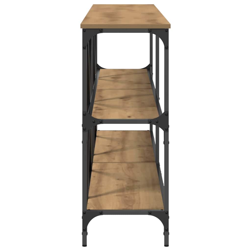 Konsollbord Med Hylle Annet Artisan Eik 180 X 30 X 75 Cm