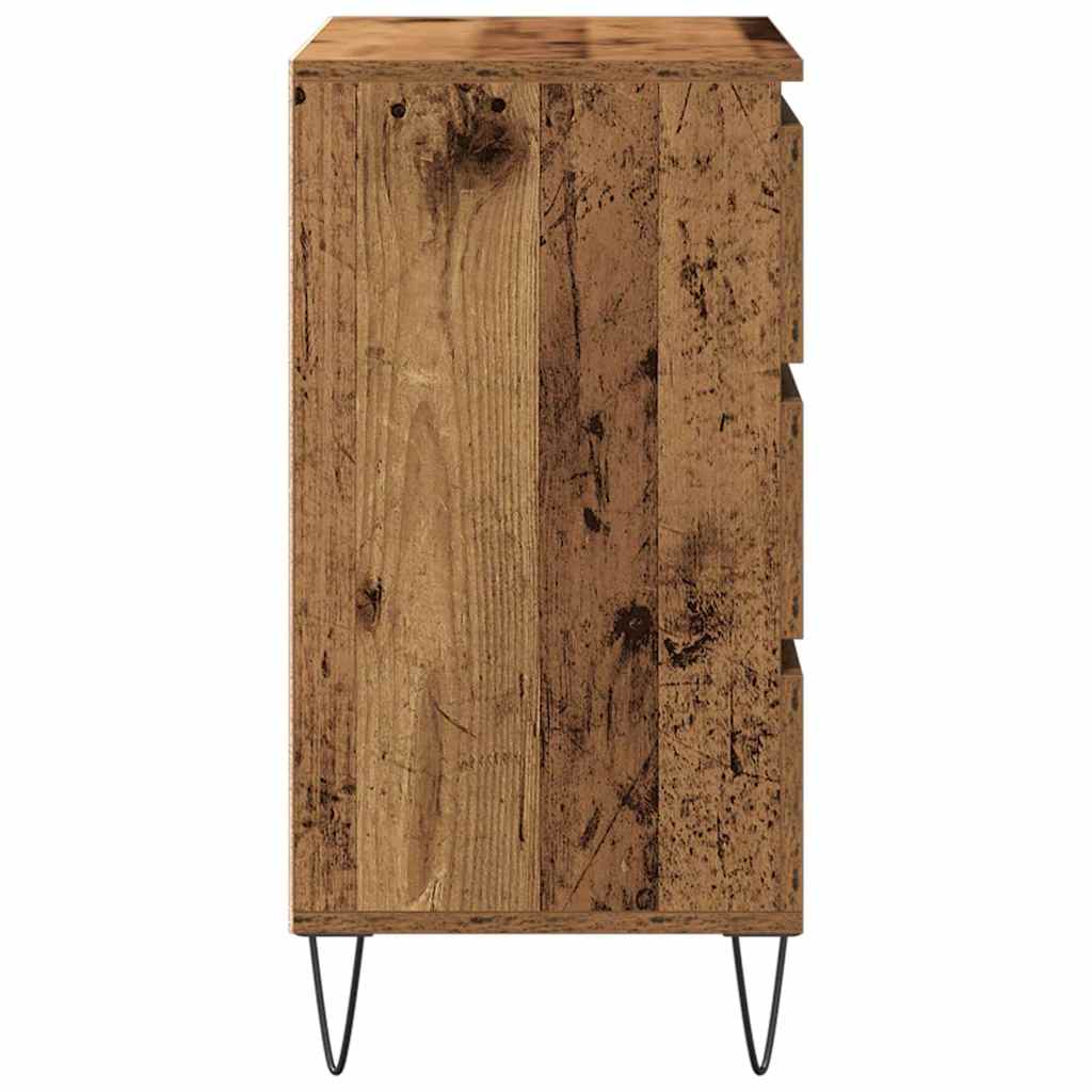 Serviesskap Gammelt Tre 60 X 35 X 70 Cm Konstruert Tre