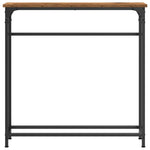 Konsollbord Gamle Tre 75 X 19.5 X 75 Cm Ingeniørtre Og Metall