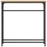Konsollbord Artisan Eik 75 X 19.5 X 75 Cm Ingeniørtre Og Metall