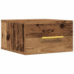 Nattbordskap Gammelt Tre 35 X 35 X 20 Cm Konstruert Tre