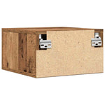 Nattbordskap Gammelt Tre 35 X 35 X 20 Cm Konstruert Tre