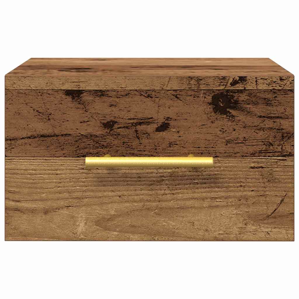 Nattbordskap Gammelt Tre 35 X 35 X 20 Cm Konstruert Tre