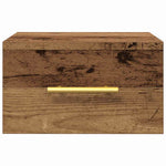 Nattbordskap Gammelt Tre 35 X 35 X 20 Cm Konstruert Tre
