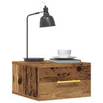 Nattbordskap Gammelt Tre 35 X 35 X 20 Cm Konstruert Tre