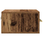 Nattbordskap Gammelt Tre 35 X 35 X 20 Cm Konstruert Tre