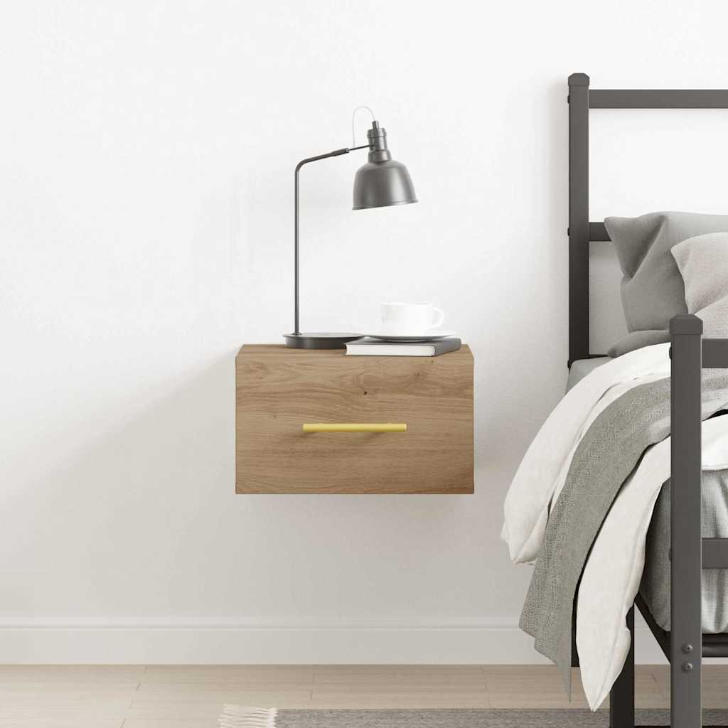Nattbordskap Artisan Eik 35 X 35 X 20 Cm Konstruert Tre