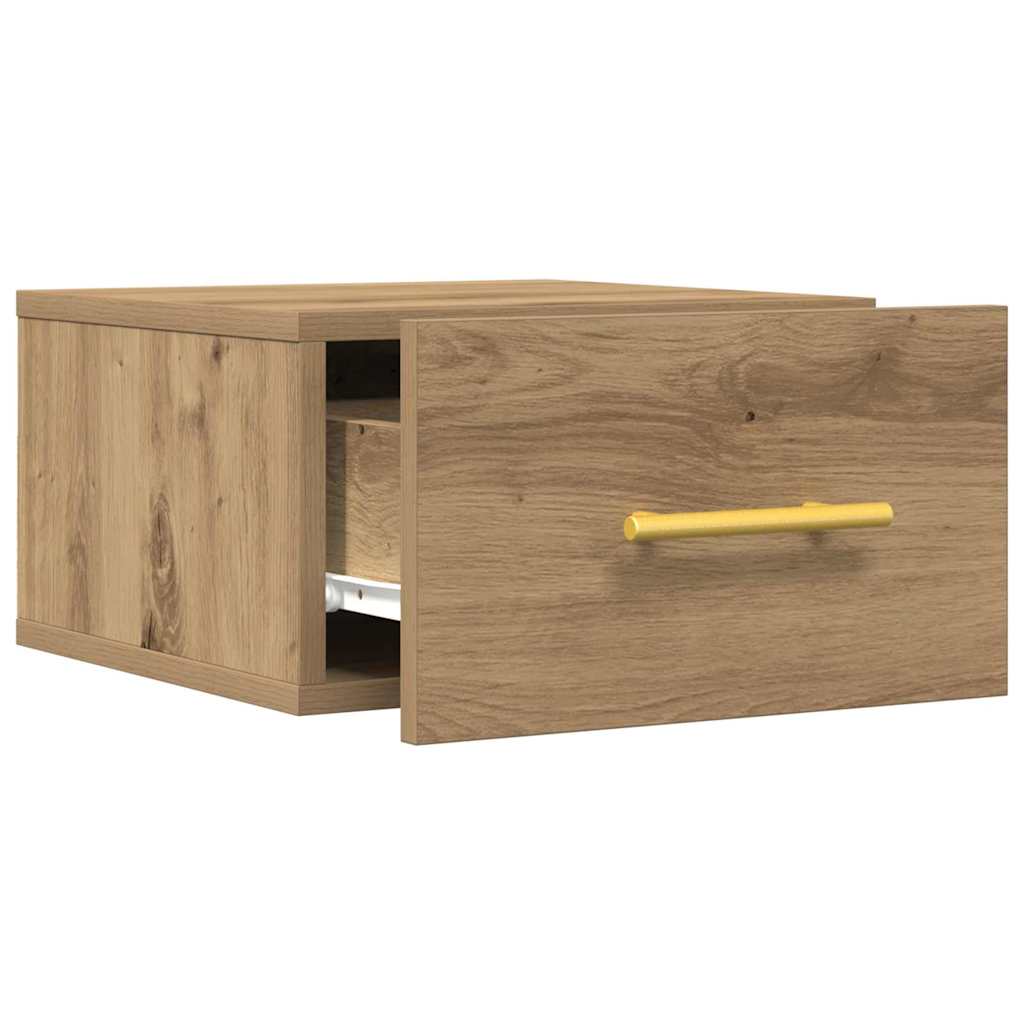 Nattbordskap Artisan Eik 35 X 35 X 20 Cm Konstruert Tre