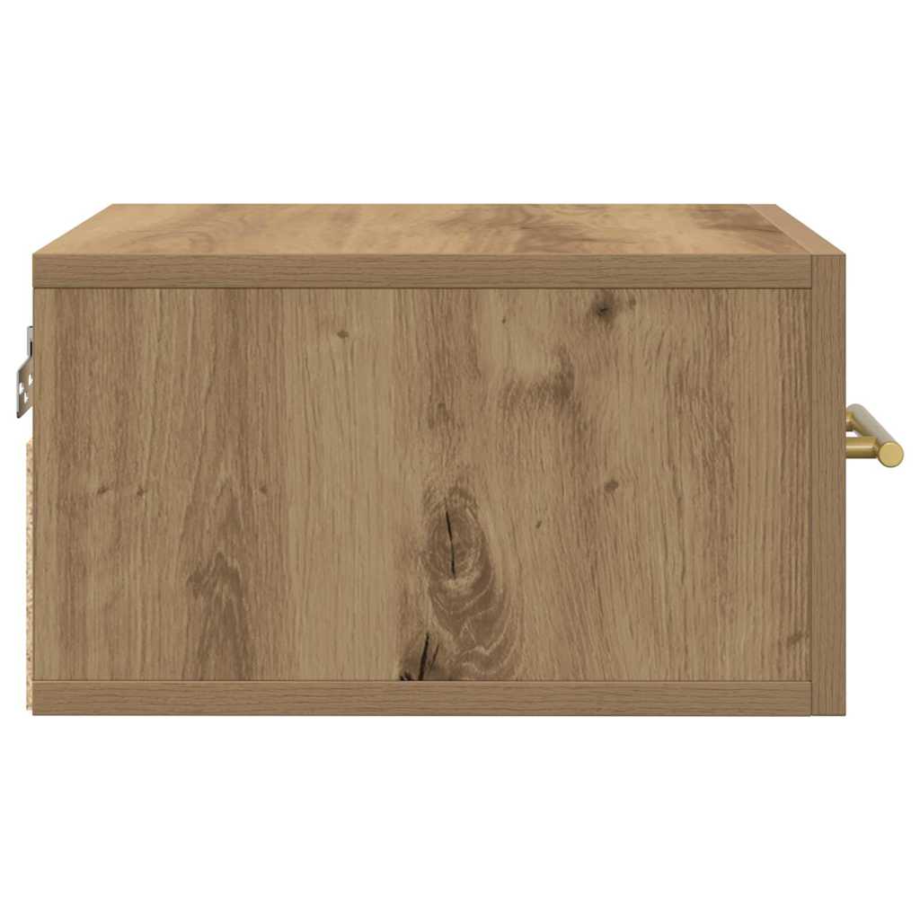 Nattbordskap 2 Pcs Artisan Eik 35 X 35 X 20 Cm Konstruert Tre