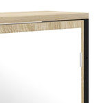 Baderomsspeil Beige 60 X 16 X 60 Cm Glass Og Konstruert Tre