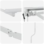 Markiseramme Hvit 3.5 X 2 M Pulverlakkert Stål Og Aluminium