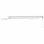 Markiseramme Hvit 3.5 X 2 M Pulverlakkert Stål Og Aluminium