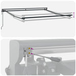 Markiseramme Antrasitt 3,5 X 2,5 M