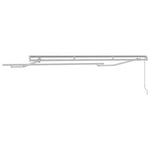 Markiseramme Hvit 3.5 X 2 M Metall