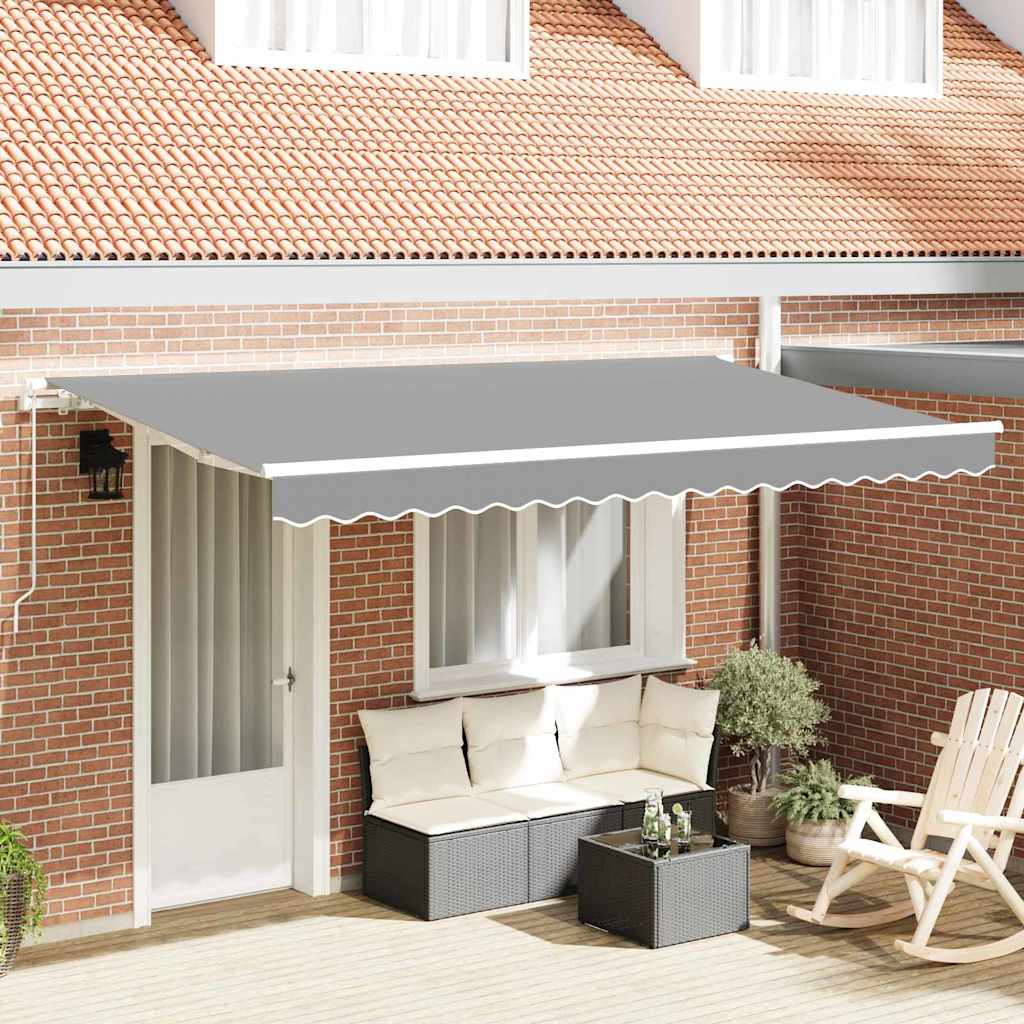 Markiseramme Hvit 4 X 2 M Metall
