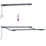 Markiseramme Antrasitt 3 X 2 M Metall